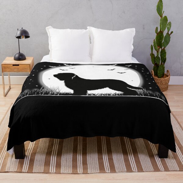 Item preview, Briard Dog – Halloween Moon Silhouette designed and sold by The Real Life Symphony.