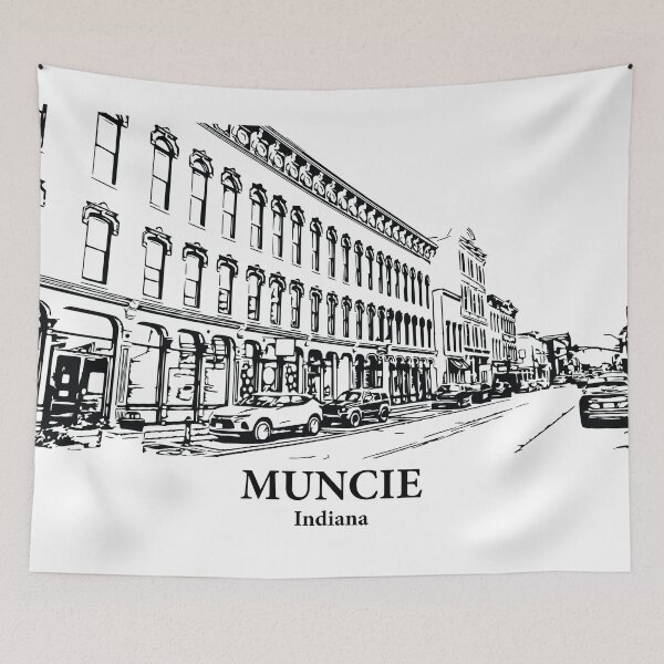 Item preview, Muncie - Indiana designed and sold by Lakeric Cityscapes.