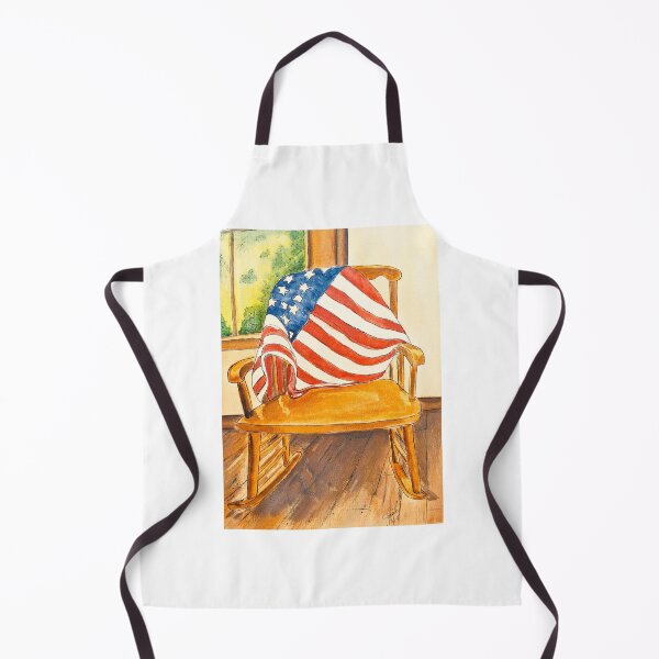Item preview, Rocking Chair Patriot designed and sold by Janie Farist Watercolor.