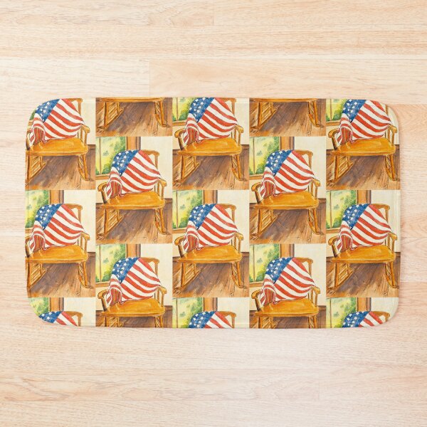 Item preview, Rocking Chair Patriot designed and sold by Janie Farist Watercolor.
