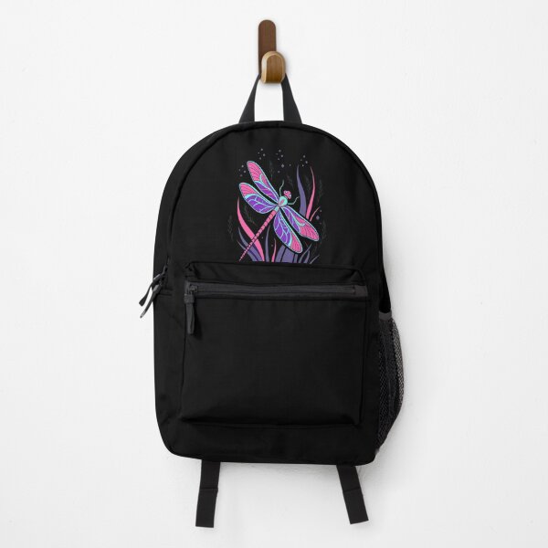 Item preview, Mystic Dragonfly – Neon Nature Fantasy Art designed and sold by AgarutanPrint.