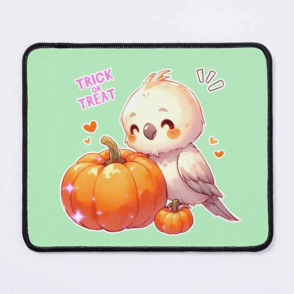 Item preview, Autumn Pumpkin Parrot – Cute Tropical Fall Bird Illustration designed and sold by Sugar Wisdom .