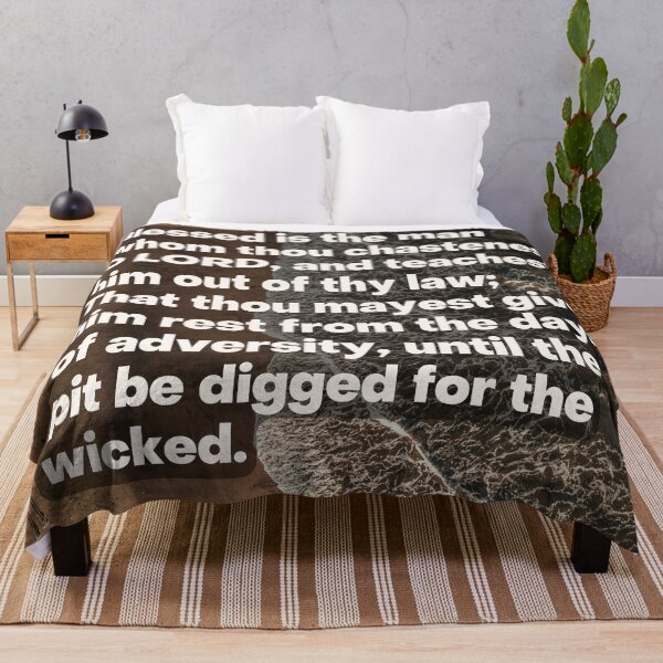 Item preview, Psalm 94:12-13 designed and sold by Undonemadenew.