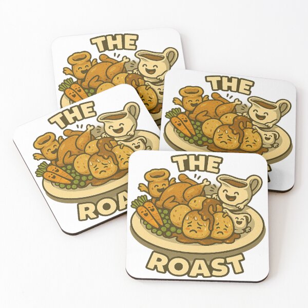 Item preview, The Roast | Funny Cartoon Sunday Dinner Potatoes designed and sold by Tater Tales.