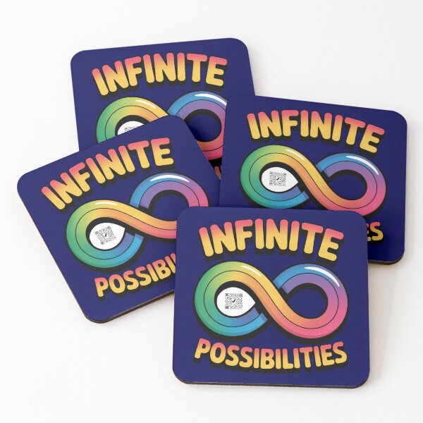 Item preview, Autism Infinity Code – Infinite Possibilities (QR Design) designed and sold by GENX-AUTISM-DAD.
