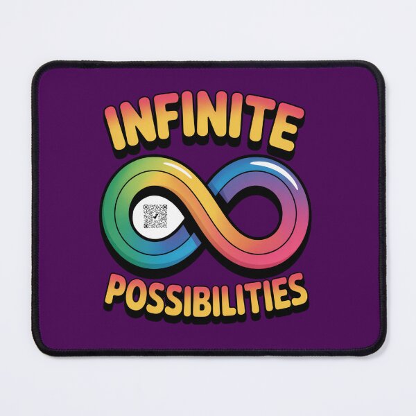Item preview, Autism Infinity Code – Infinite Possibilities (QR Design) designed and sold by GENX-AUTISM-DAD.