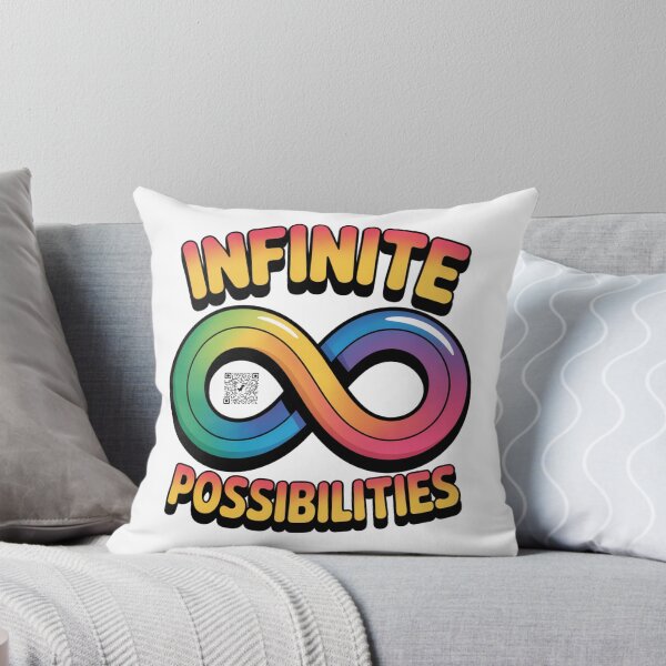 Item preview, Autism Infinity Code – Infinite Possibilities (QR Design) designed and sold by GENX-AUTISM-DAD.