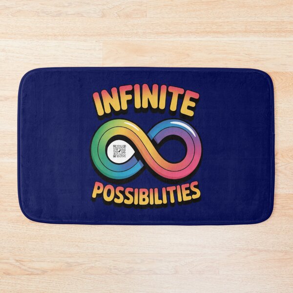 Item preview, Autism Infinity Code – Infinite Possibilities (QR Design) designed and sold by GENX-AUTISM-DAD.