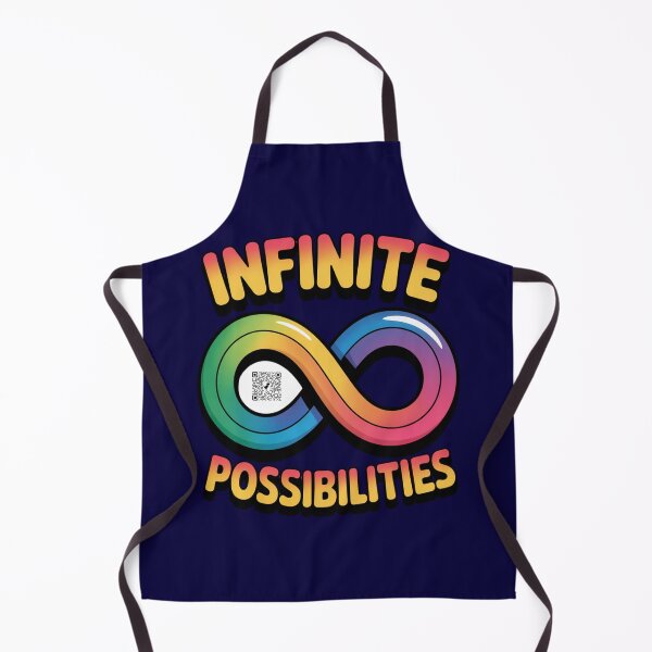 Item preview, Autism Infinity Code – Infinite Possibilities (QR Design) designed and sold by GENX-AUTISM-DAD.