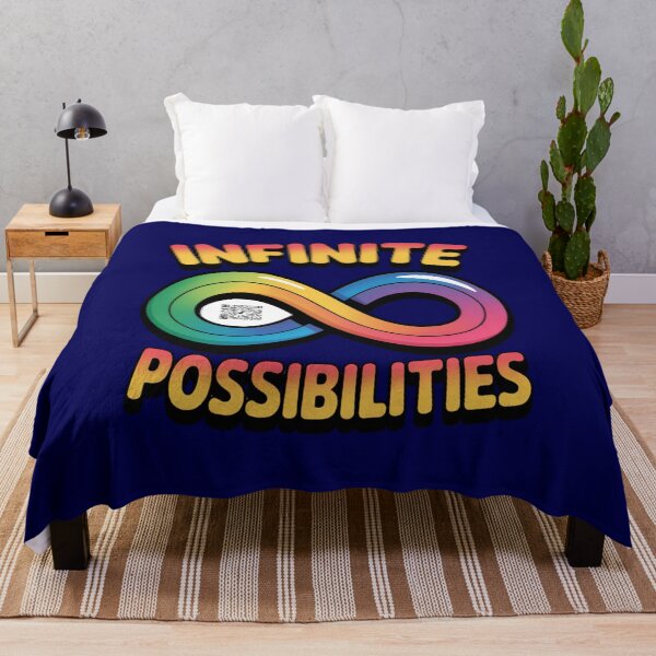 Item preview, Autism Infinity Code – Infinite Possibilities (QR Design) designed and sold by GENX-AUTISM-DAD.