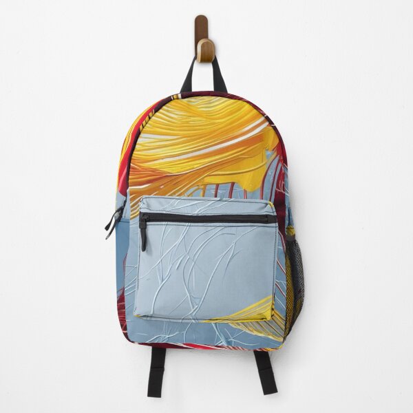 Item preview, Dynamic Abstract in Red, Yellow, and Sky Blue designed and sold by Harmonic_Layers.