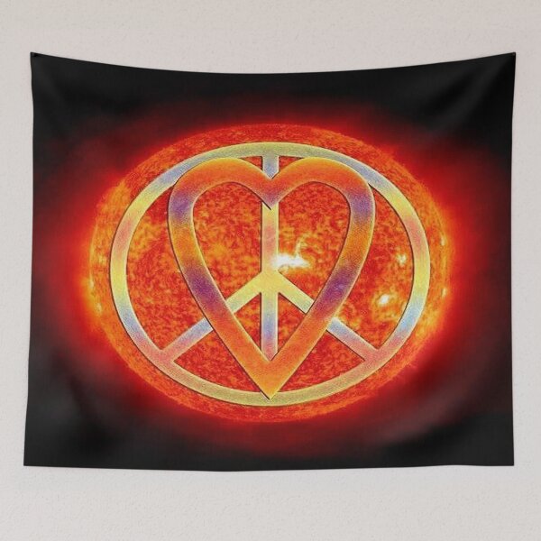 Item preview, Solar Heart of Peace designed and sold by TreeWyzard Creations.