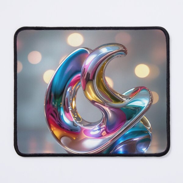 Item preview, Abstract Sculpture in Multi-Colored Chrome designed and sold by Harmonic_Layers.