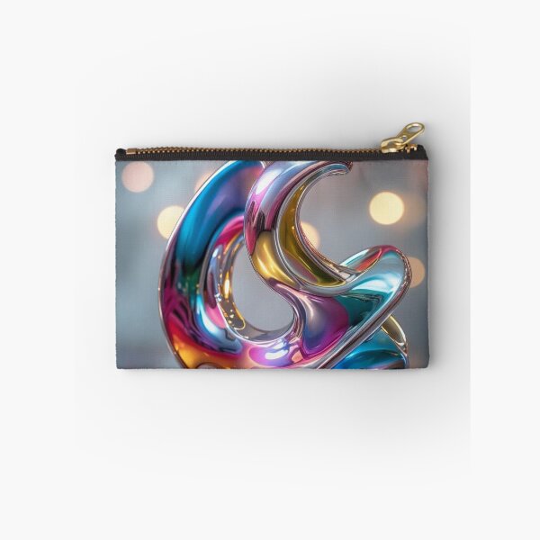 Item preview, Abstract Sculpture in Multi-Colored Chrome designed and sold by Harmonic_Layers.