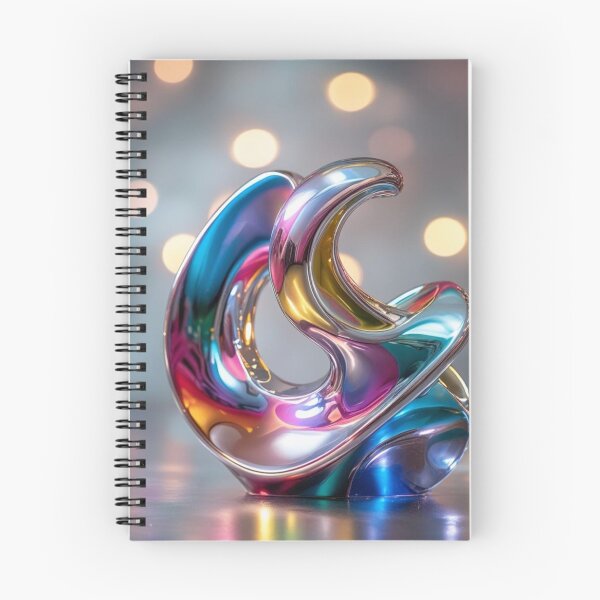 Item preview, Abstract Sculpture in Multi-Colored Chrome designed and sold by Harmonic_Layers.