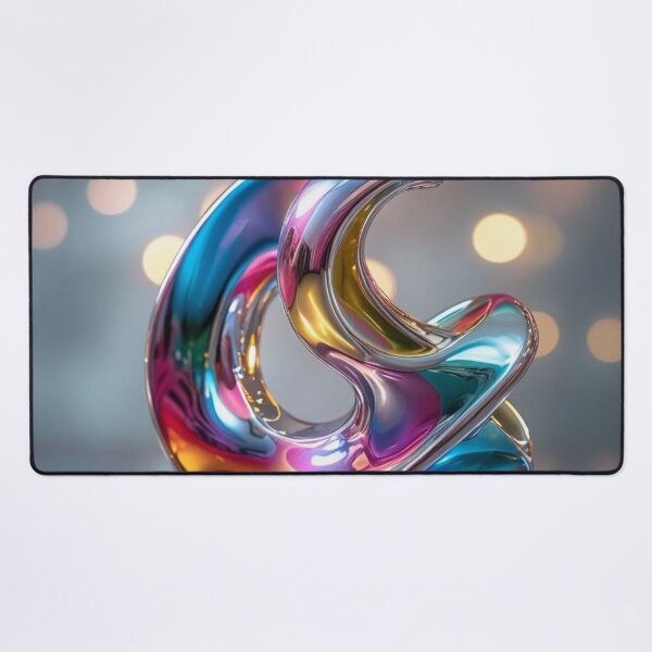 Item preview, Abstract Sculpture in Multi-Colored Chrome designed and sold by Harmonic_Layers.