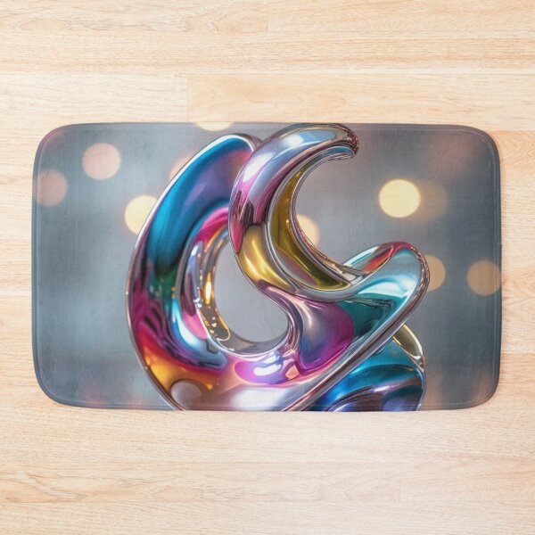 Item preview, Abstract Sculpture in Multi-Colored Chrome designed and sold by Harmonic_Layers.