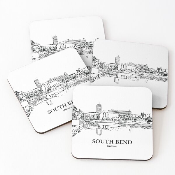 Item preview, South Bend - Indiana designed and sold by Lakeric Cityscapes.