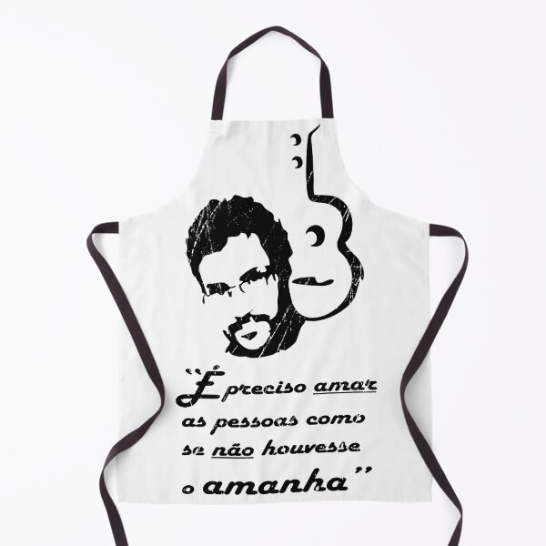Item preview, É preciso amar as pessoas como se não houvesse o amanha, T shirt Brazilian singer Renato Russo designed and sold by V&R Macedo.