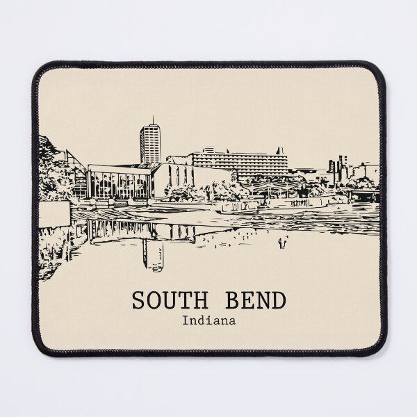 Item preview, South Bend - Indiana designed and sold by Lakeric Cityscapes.