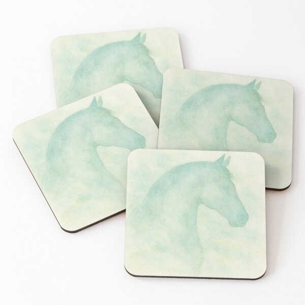 Item preview, Watercolor Horse Head Silhouette designed and sold by Debbie Schulte.
