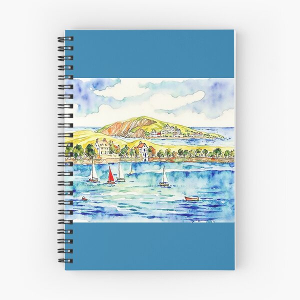 Item preview, Sailing at Bantham(Watercolour + AI) designed and sold by artsmeow.