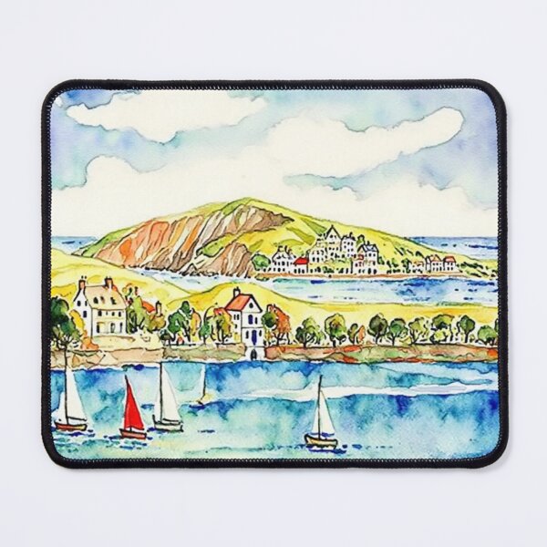 Item preview, Sailing at Bantham(Watercolour + AI) designed and sold by artsmeow.