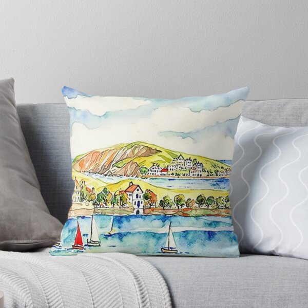 Item preview, Sailing at Bantham(Watercolour + AI) designed and sold by artsmeow.