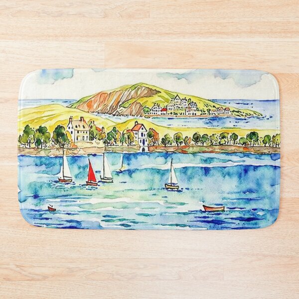 Item preview, Sailing at Bantham(Watercolour + AI) designed and sold by artsmeow.