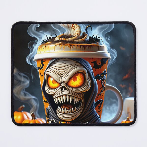 Item preview, Terrifying Mummy's Brew Coffee Mug - Spooky Halloween Reaper Cup designed and sold by CamillaCreation.