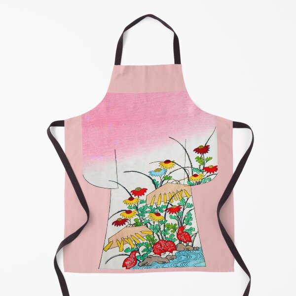 Item preview, Red Birds Among Chrysanthemums designed and sold by WheelieGdArt.