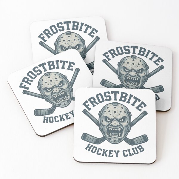 Item preview, Retro Hockey Goalie Mask Shirt – Frostbite Hockey Club Vintage Sports Graphic designed and sold by POD DYNASTY | Original Print On Demand T-Shirt Graphics.