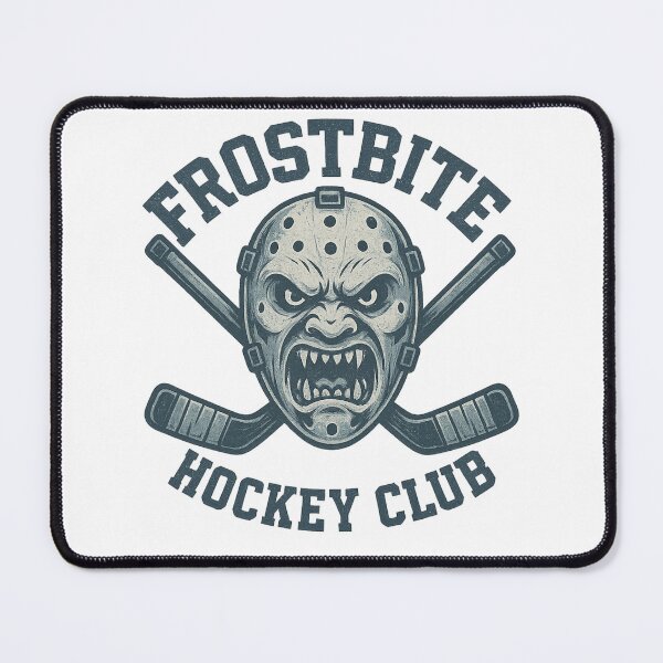 Item preview, Retro Hockey Goalie Mask Shirt – Frostbite Hockey Club Vintage Sports Graphic designed and sold by POD DYNASTY | Original Print On Demand T-Shirt Graphics.