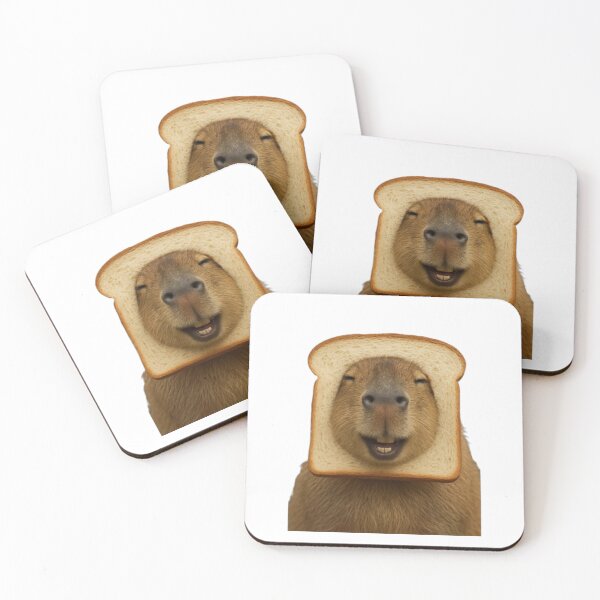 Item preview, Capybara bread pizza funny weird prank meme cute happy christmas birthday gift  designed and sold by CheeseBlueprint.