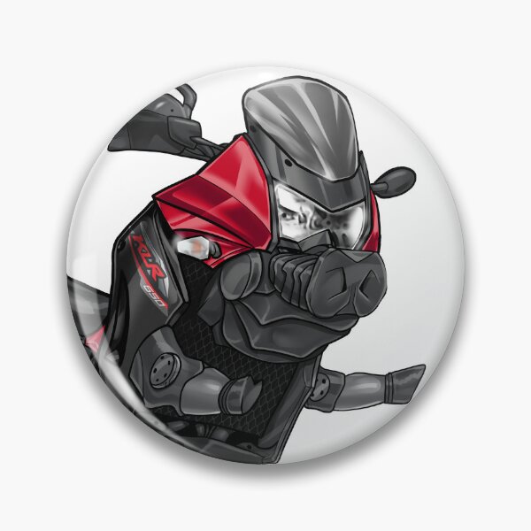 Item preview, Kawasaki KLR650 2017 (Candy Persimmon Red) for Motorcycle Riders designed and sold by MotoApparelHub.