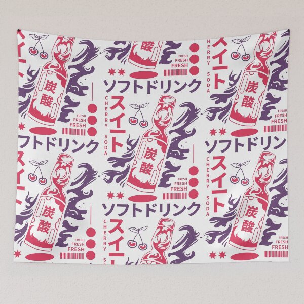 Item preview, Taste the Sweetness of Japan’s Cherry Soda designed and sold by CleanDecor.