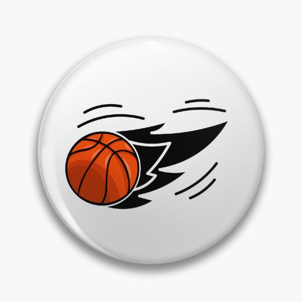 Item preview, Orange Basketball with Black Flames Design | Dark Flame Sports Art | Intense Basketball Illustration designed and sold by TialCorner.