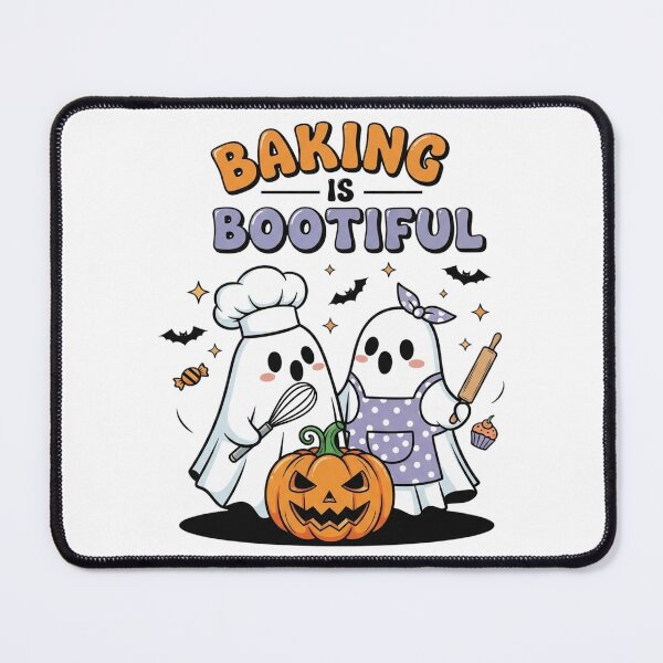 Item preview, Cute Ghost Baking | Funny Spooky Kitchen Design designed and sold by Teetreasure2.