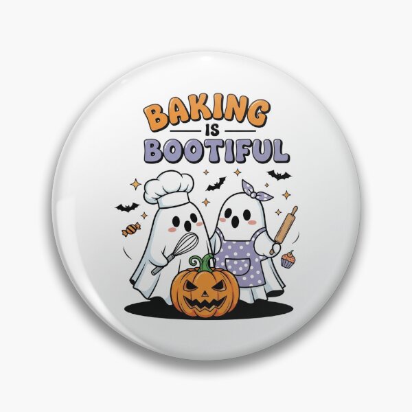 Item preview, Cute Ghost Baking | Funny Spooky Kitchen Design designed and sold by Teetreasure2.