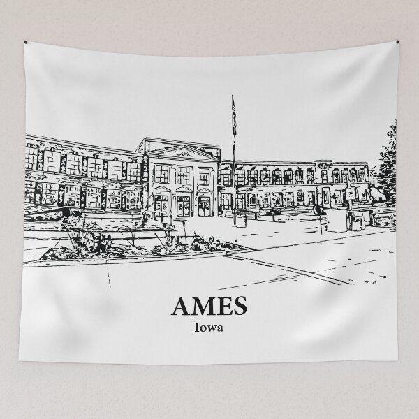Item preview, Ames - Iowa designed and sold by Lakeric Cityscapes.