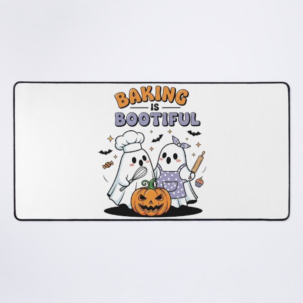 Item preview, Cute Ghost Baking | Funny Spooky Kitchen Design designed and sold by Teetreasure2.