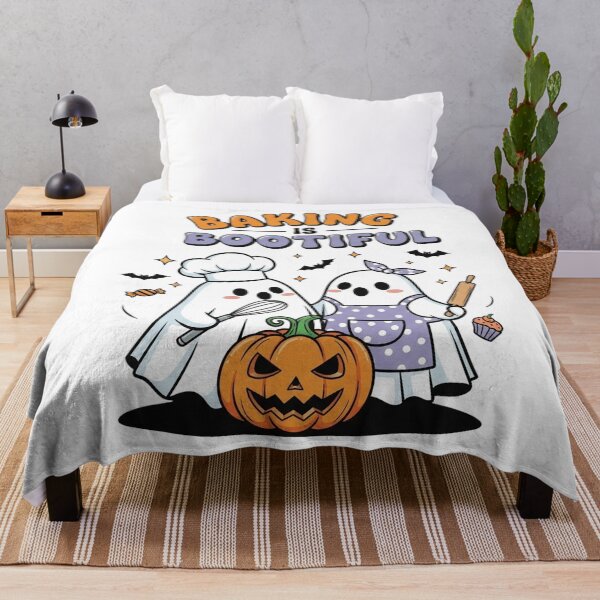 Item preview, Cute Ghost Baking | Funny Spooky Kitchen Design designed and sold by Teetreasure2.