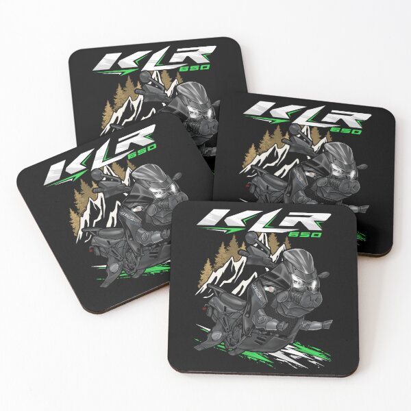 Item preview, Kawasaki KLR650 2018 (Metallic Spark Black & Metallic Matte Carbon Gray) for Motorcycle Riders designed and sold by MotoApparelHub.