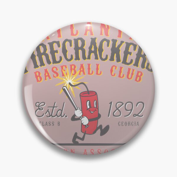 Item preview, Atlanta Firecrackers Baseball Club - Estd 1892 Georgia Retro Sports Design designed and sold by TracyCavazos.
