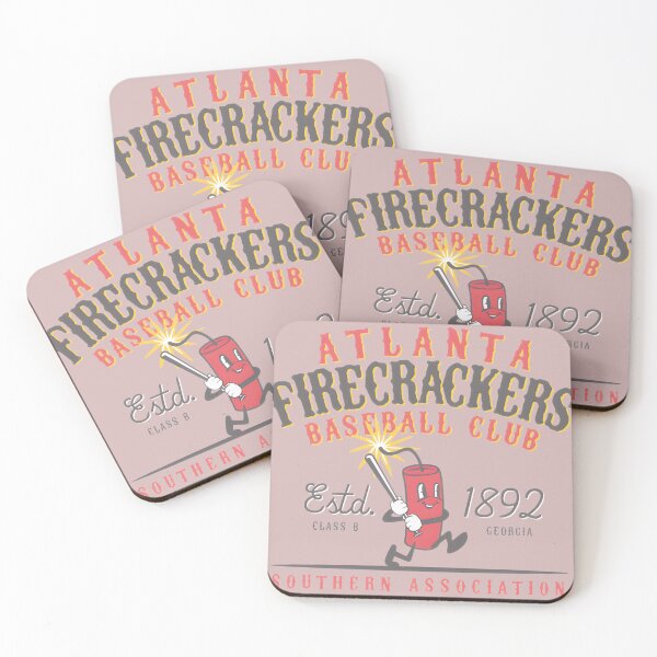 Item preview, Atlanta Firecrackers Baseball Club - Estd 1892 Georgia Retro Sports Design designed and sold by TracyCavazos.