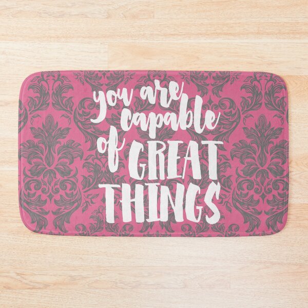 Item preview, You Are Capable of Great Things – Motivational Quote Poster designed and sold by mcuj-art.
