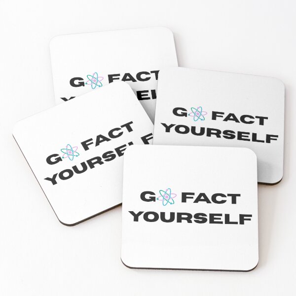 Item preview, Go Fact Yourself Funny Sarcastic Bold Typography Design  designed and sold by Maniutek.