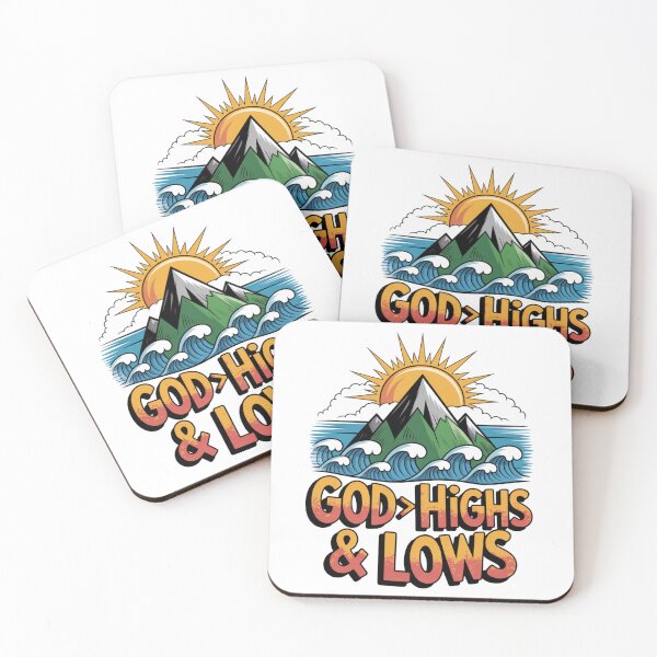 Item preview, God is Greater Than the Highs and Lows (Christian Design) designed and sold by GENX-AUTISM-DAD.