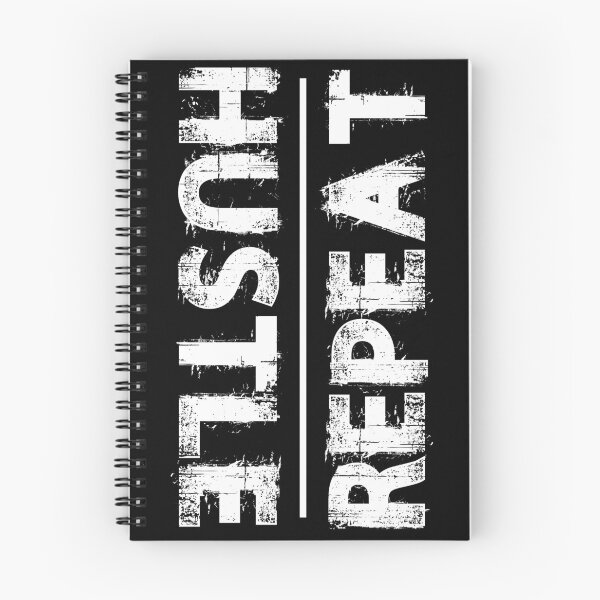 Item preview, Hustle, repeat, motivation  designed and sold by redwolf92.