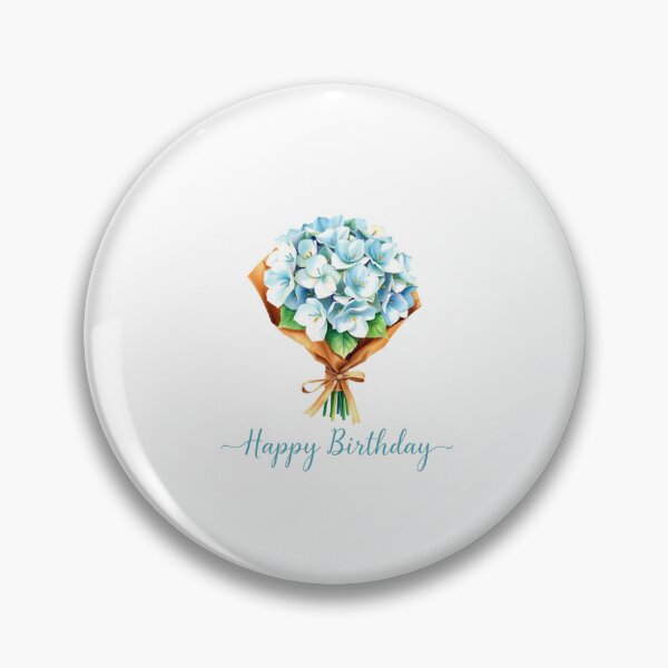 Item preview, Hydrangea Bouquet Birthday flower rose happy aesthetic cute pink designed and sold by CheeseBlueprint.